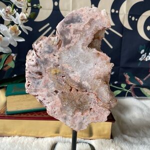 Large pink amethyst slab